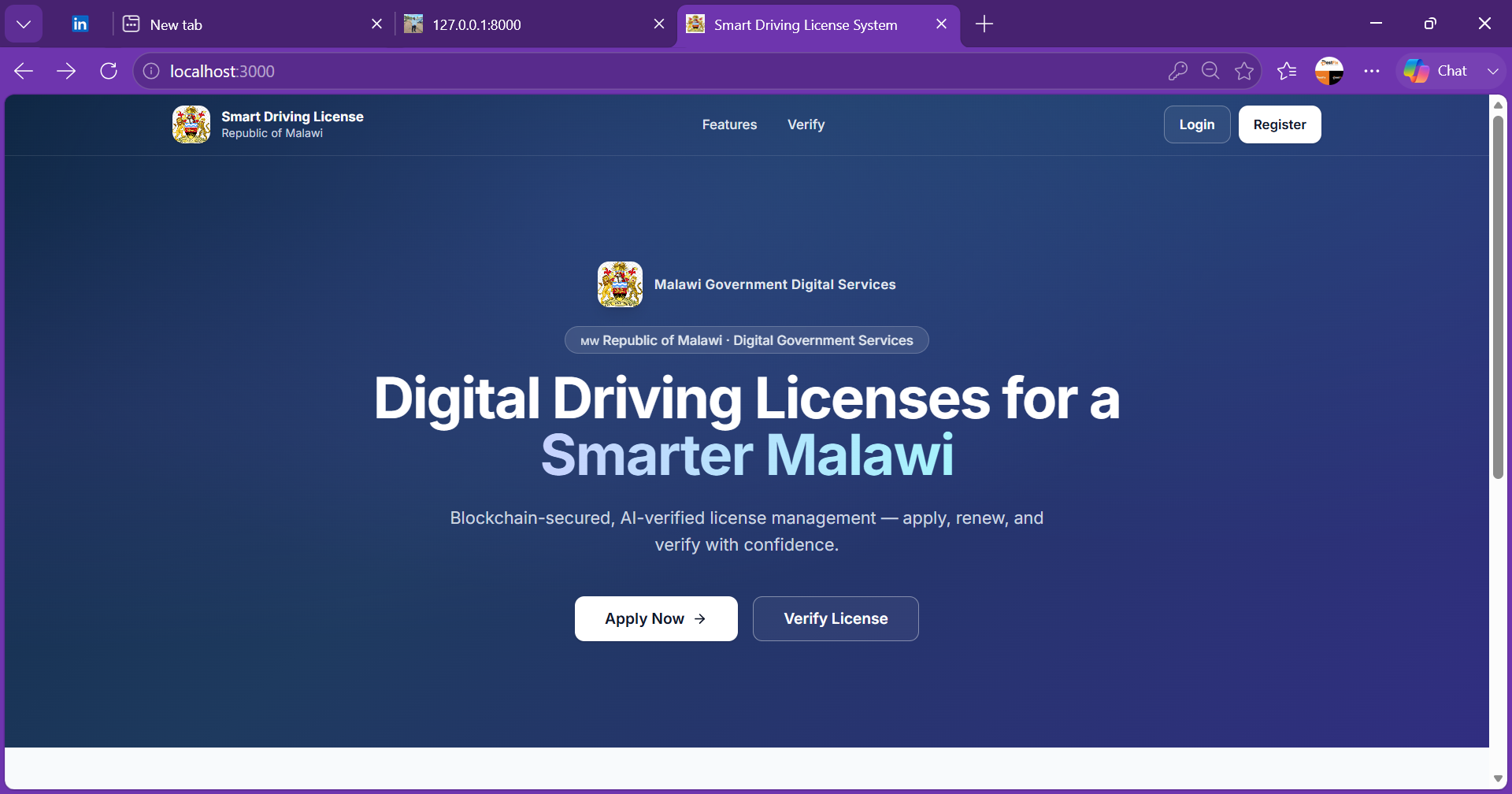Smart Driving License System